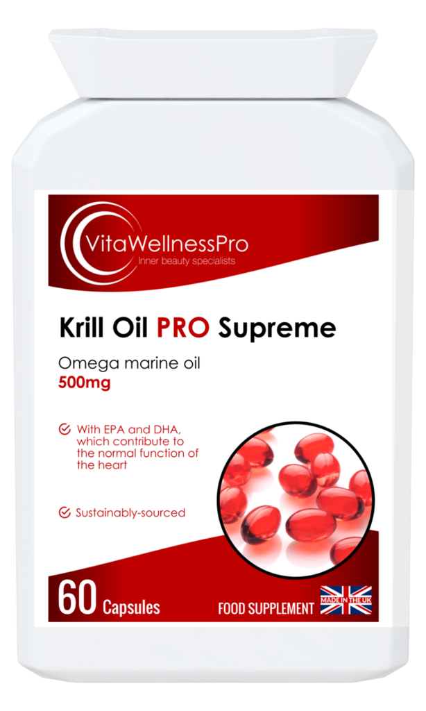 Krill Oil Capsules - Omega Oil Supplements, Dairy-Free & Gluten-Free Supplements