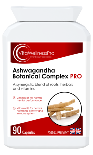 Ashwagandha Botanical Capsules with Herbal, Root & Vitamin Complex - Immunity Boosters