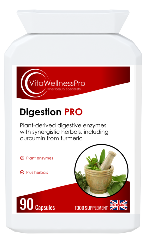 Digestive Supplements - Plant Derived Enzymes Plus Herbs Combined