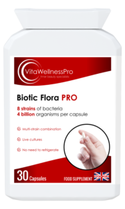 Biotic Flora PRO are Multi-Strain Live Culture Capsules - Digestive Enzymes & Health Supplements