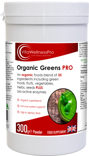 Organic Green Shake - High Fibre Food Supplement Blend of 35 Green Foods