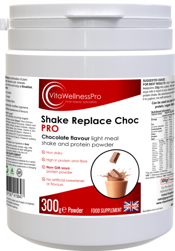 Dairy-Free & Gluten-Free Chocolate Flavoured Shake Powder - Daily Shakes, Nutritional Supplements