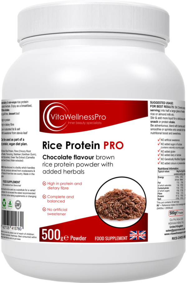 Rice Protein Powder Blend (Chocolate Flavour) - Rice Protein PRO