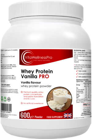 Vanilla Flavoured Whey Protein Supplement - Protein Rich Snack